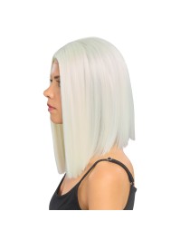PERRUQUE CANDY CARRE PLONGEANT BLOND PLATINE 40CM