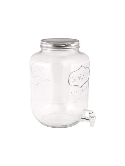 LIMONADIER EN VERRE 8L 19.7CM X 19.7CM X 31.5CM