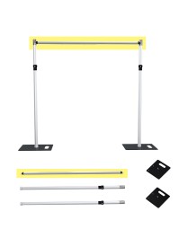 BARRE ALUMINIUM LEGER TELESCOPIQUE HORIZONTALE 1.5 - 2.4M