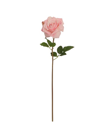 REAL TOUCH PINK ROSE STEM DIA 14CM X 70CM